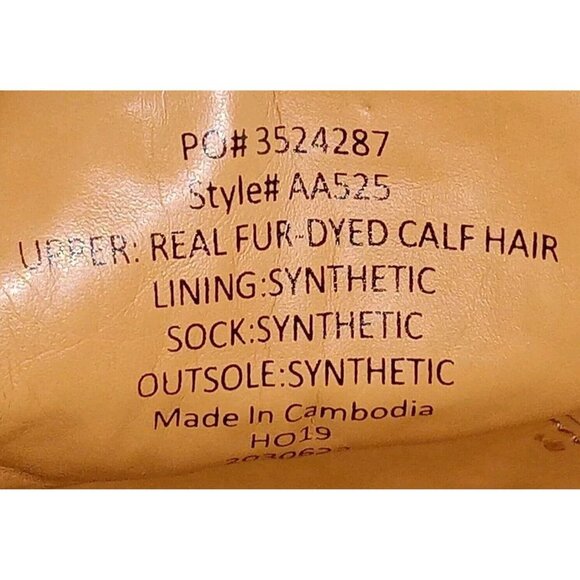 J. Crew Loafers Women's Brown Black Calf Fur Leopard Print Flats Shoes sz 8 - Picture 10 of 11